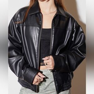 Pacsun leather bomber